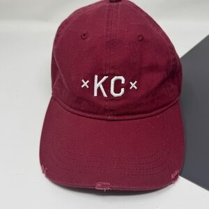 MADE MOBB KC DAD HAT - MAROON